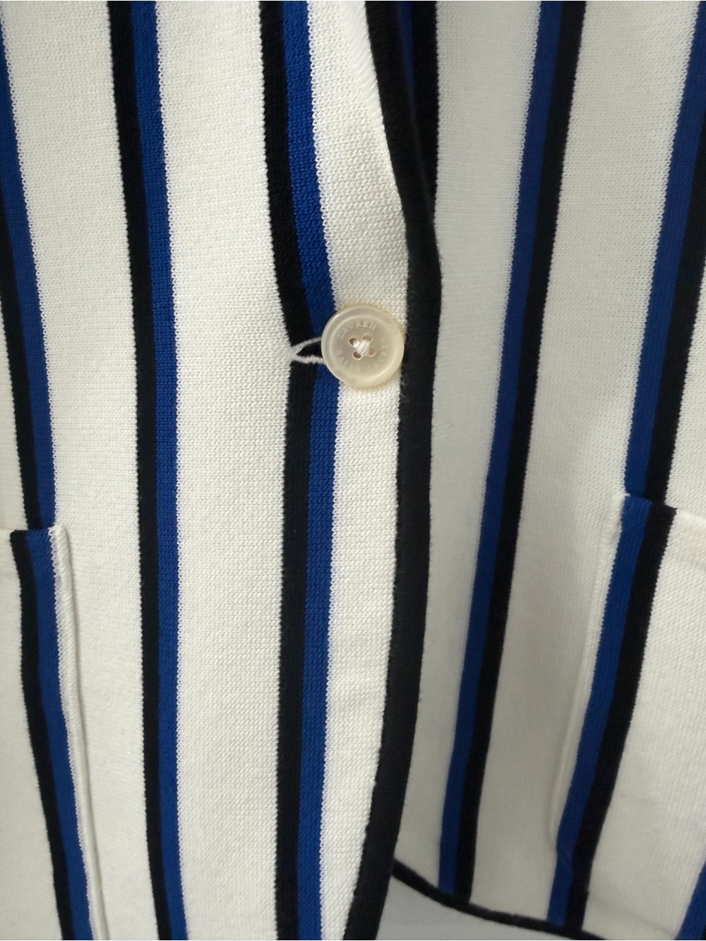 Lauren Ralph Lauren Bullion-Patch Women Striped Blazer (Size XL) - Picture 8 of 9